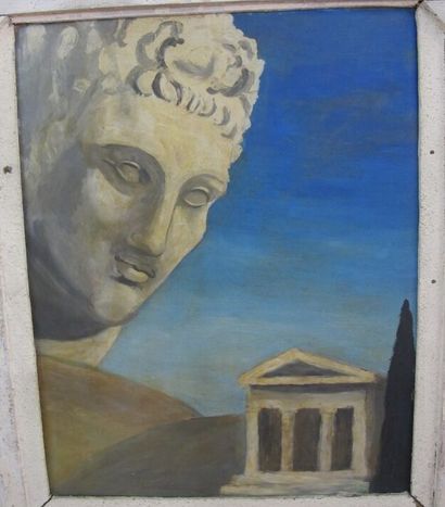 CHIRICO, dans le goût de 

Composition surréaliste

Huile...