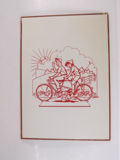 Ensemble de quatre sous-verres 

Haut. :...