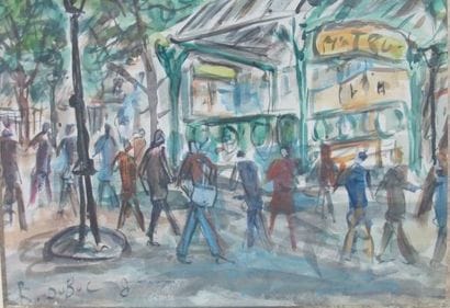 DUBUC Roland (1924-1998)

Le Métro à Paris

Aquarelle...