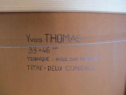 THOMAS Yves (1937) 

Deux corbeaux, 1970

Huile...