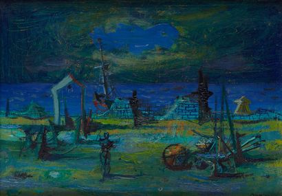 CARZOU Jean (1907-2000)

Bateau à quai dans...