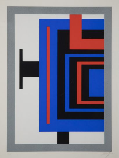 SCHOFFER Nicolas (1912-1992) 

Deux estampes...
