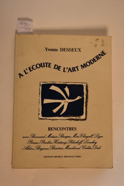 [ART MODERNE] DESSEUX Yvonne, A l'école de...