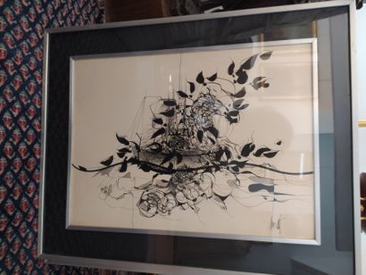MORETTI Raymond (1931-2005)

COMPOSITION

Encre...