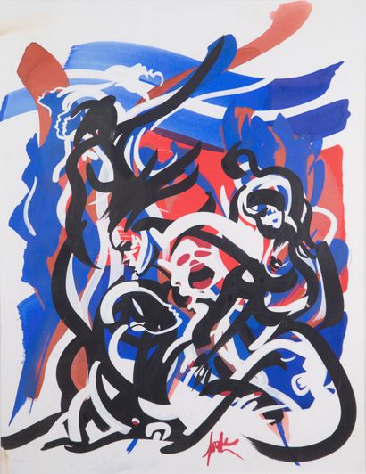 MORETTI Raymond (1931-2005)

Composition

Gouache...