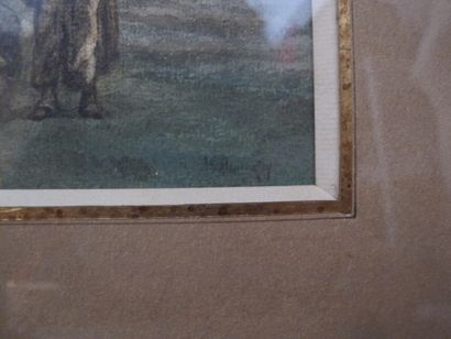 Attribué à Louis BONNETON (1851-1933)

Scène...