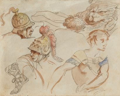 Ecole française vers 1800

Feuille d'étude...