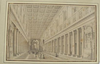 Début XIXème

Intérieur de Santa Maria Maggiore

dessin...