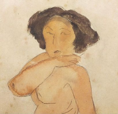 Ecole moderne

Nu érotique

Encre et lavis

30,5...