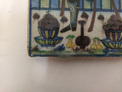 Carreau de revêtement en faience siliceuse...
