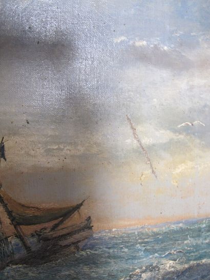 Ecole moderne

Navire dans la tempête

Huile...