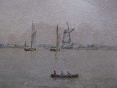 Ecole française du XIXème

Marine

Aquarelle,...