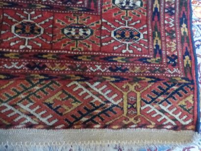 Tapis Boukhara Tekké (chaîne, trame et velours...