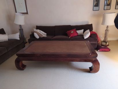 Table à d'opium en bois exotique

Haut. :...