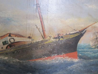 Ecole moderne

Navire dans la tempête

Huile...