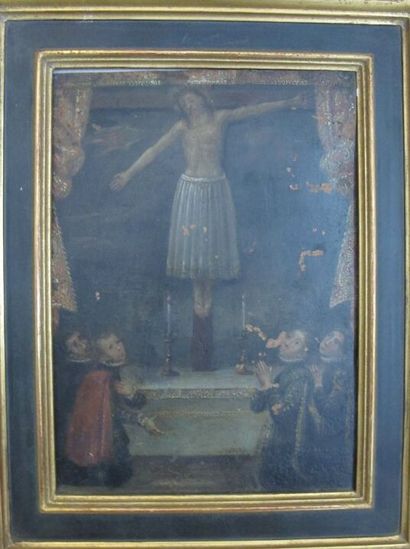 Christ

Huile sur cuivre

Haut. : 22 ; Larg....