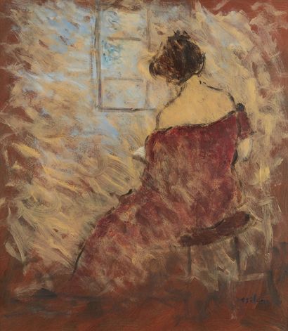 SAINT CLAIR Henri (1899-1990)

La lecture

Gouache,...