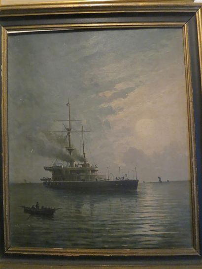 ECOLE MODERNE 

Bateau à vapeur

Huile sur...