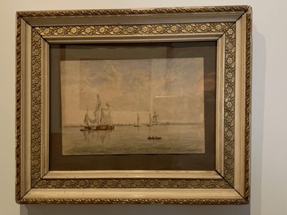 Ecole française du XIXème

Marine

Aquarelle,...