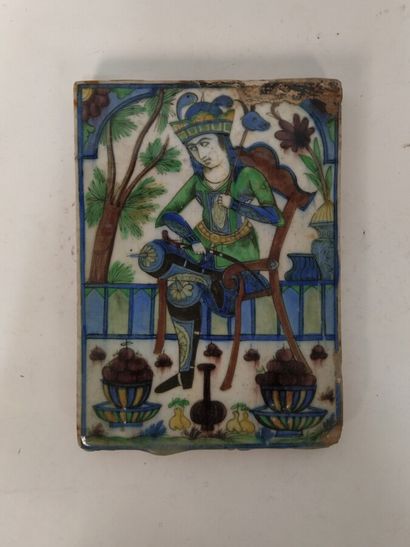 Carreau de revêtement en faience siliceuse...