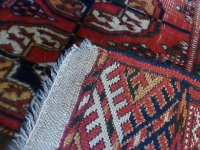 Tapis Boukhara Tekké (chaîne, trame et velours...