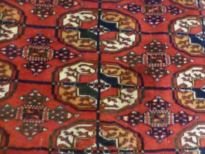Tapis Boukhara Tekké (chaîne, trame et velours...