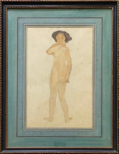 Ecole moderne

Nu érotique

Encre et lavis

30,5...