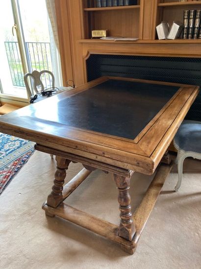 Table de changeur en bois naurel, avec un...