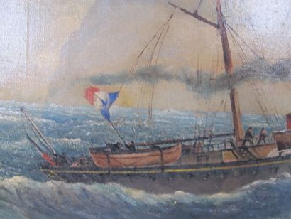 Ecole moderne

Navire dans la tempête

Huile...