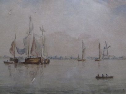 Ecole française du XIXème

Marine

Aquarelle,...