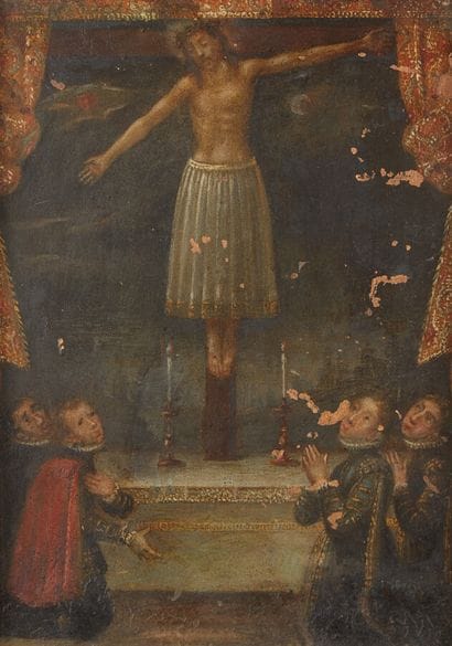 Christ

Huile sur cuivre

Haut. : 22 ; Larg....