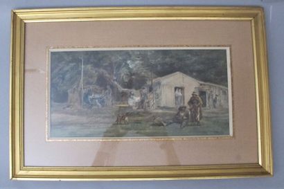 Attribué à Louis BONNETON (1851-1933)

Scène...