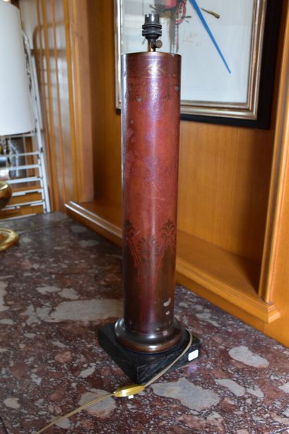 Lampe en laiton moderne, H. 40 cm

On y joint...