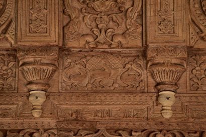India, Panjab, Lahore

Richly carved and...