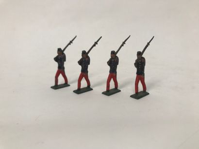 Set of lead soldiers of the French army 1914-1918...