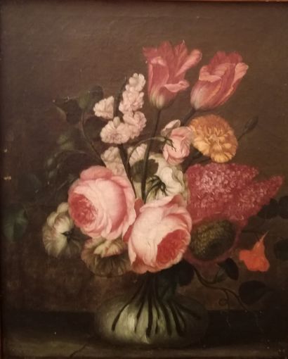 French school 18th century

Bunch of flowers

Oil...