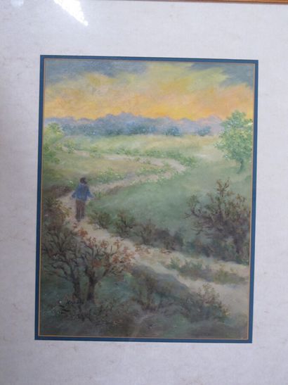 MANNETTE

Set of 17 framed pieces

(as i...