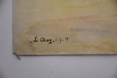 A. PRIVAT

Set of watercolors and 12 panels...