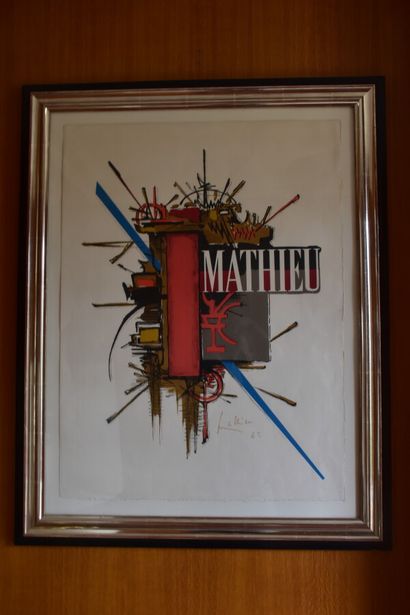 MATHIEU Georges (1921-2012)

Composition

lithograph...
