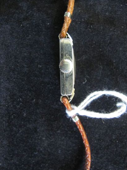 Ladies' watch in platinum, Art Deco peri...
