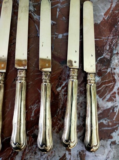 12 vermeil fruit knives

Weight: 650 gr