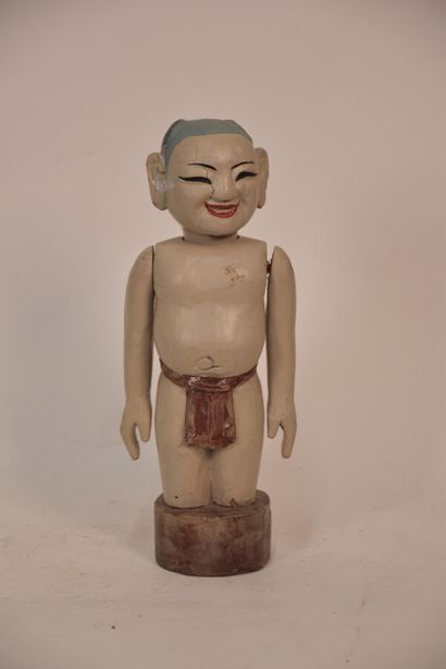 JAPAN, late 19th century

Articulated polychrome...