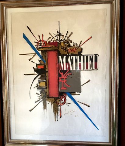 MATHIEU Georges (1921-2012)

Composition

lithograph...