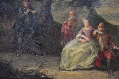 In the taste of Watteau, 

Characters in...