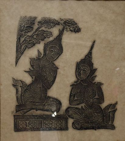 INDIA

Pair of stencils with figures

53,7...