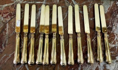 12 vermeil fruit knives

Weight: 650 gr