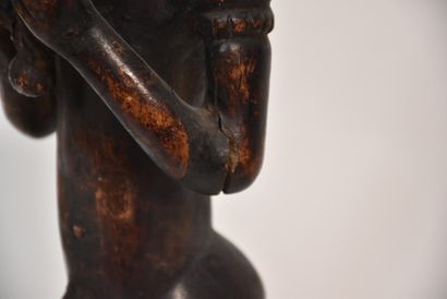 African statuette representing a warrior...
