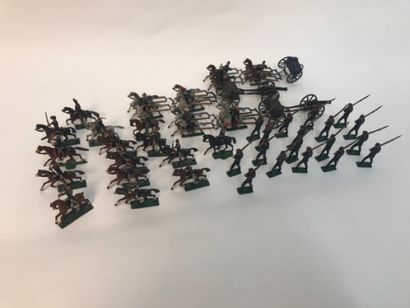 Strong set of lead soldiers of the French...