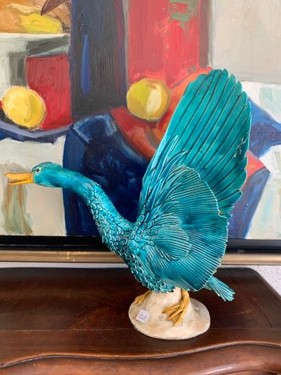Goose in glazed earthenware

Manufacture...