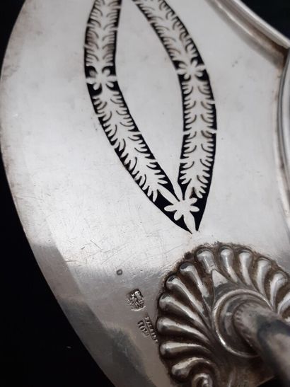 Set of silver service cutlery, silver filled...